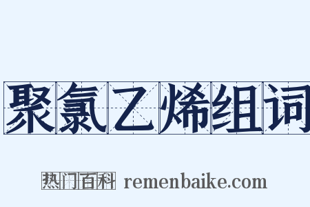 聚氯乙烯组词是什么意思的图片